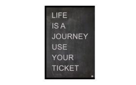 Life is a journey poster